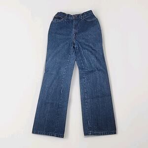 VINTAGE LEVIS Womens ORANGE TAB JEANS Size 12 24x28 Relaxed Fit High Rise